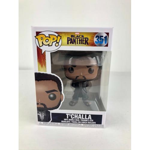 Funko Pop Marvel Black Panther #351 T'Challa in Black Robes Vinyl Figure new